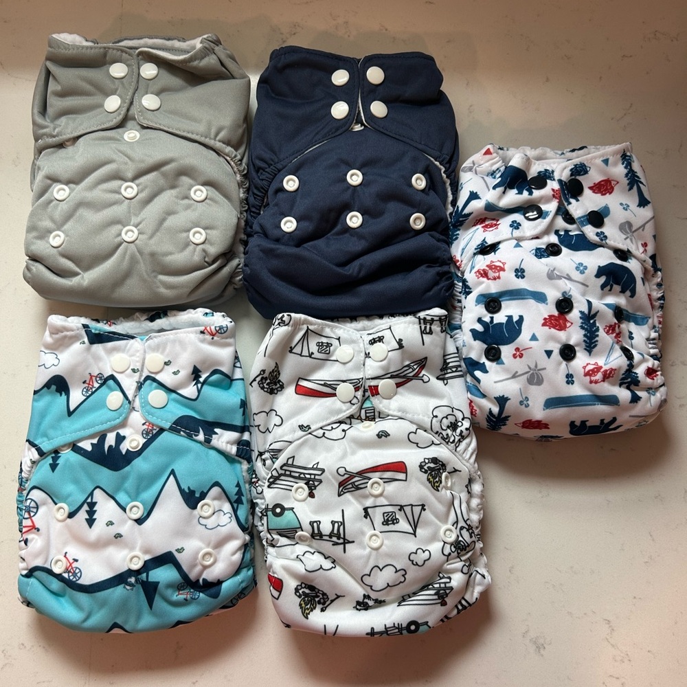 Thirsties AIO cloth diapers